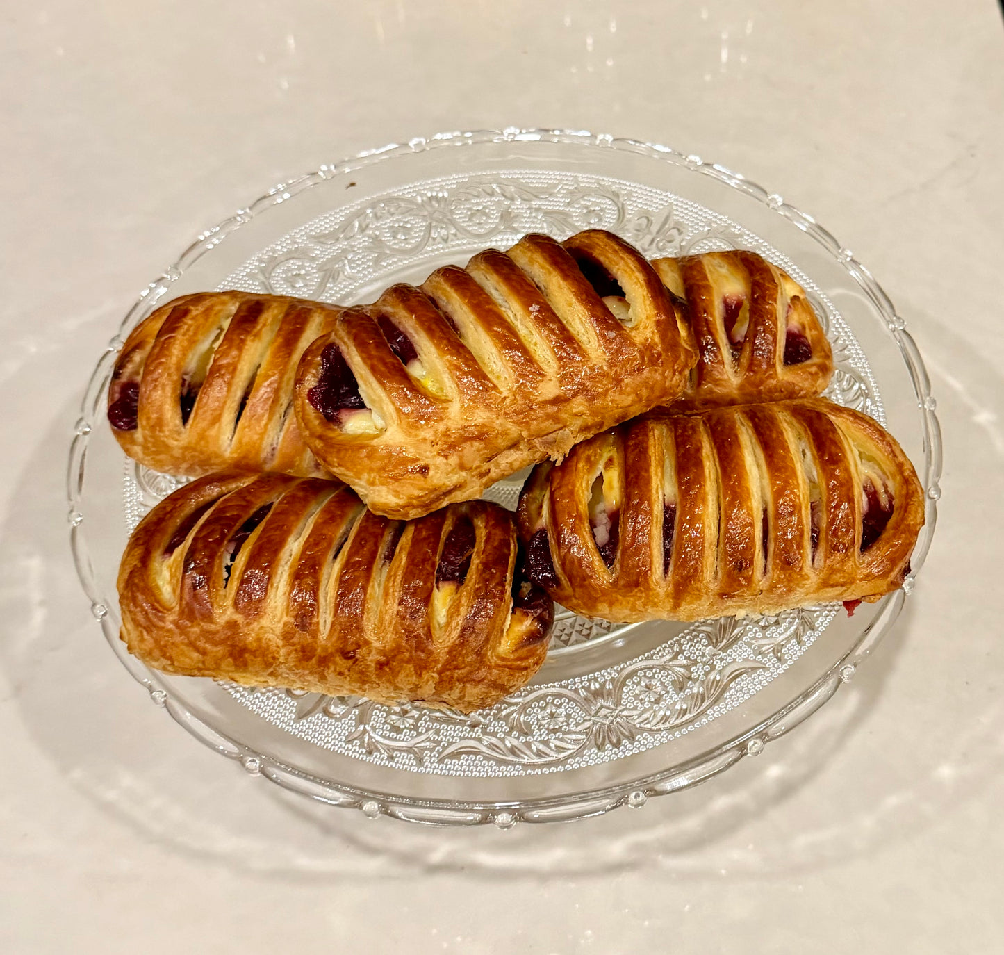 Cherry Cheesecake Danish