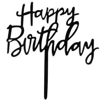 Happy Birthday Cake Topper