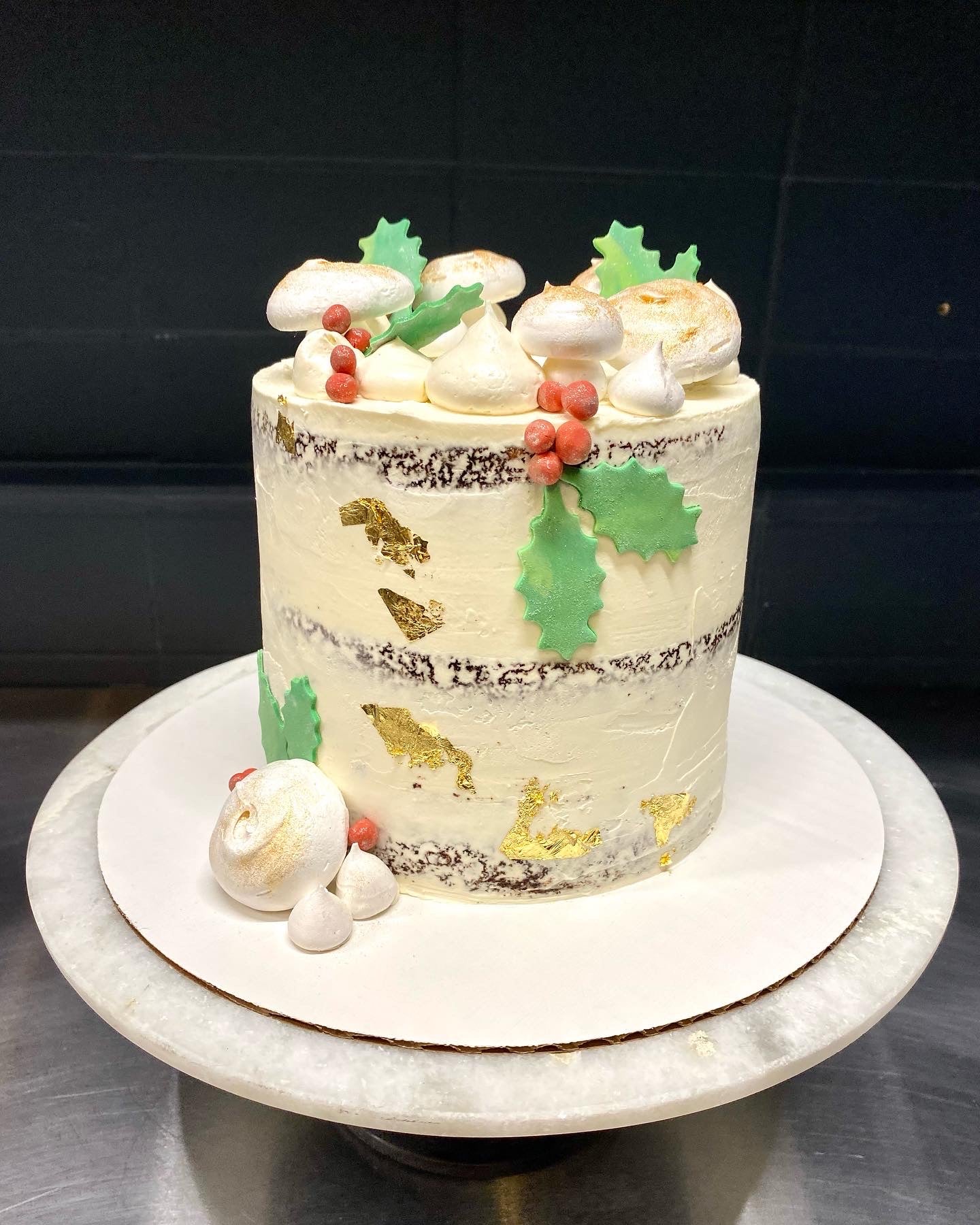 Holiday Yule Stump Cake