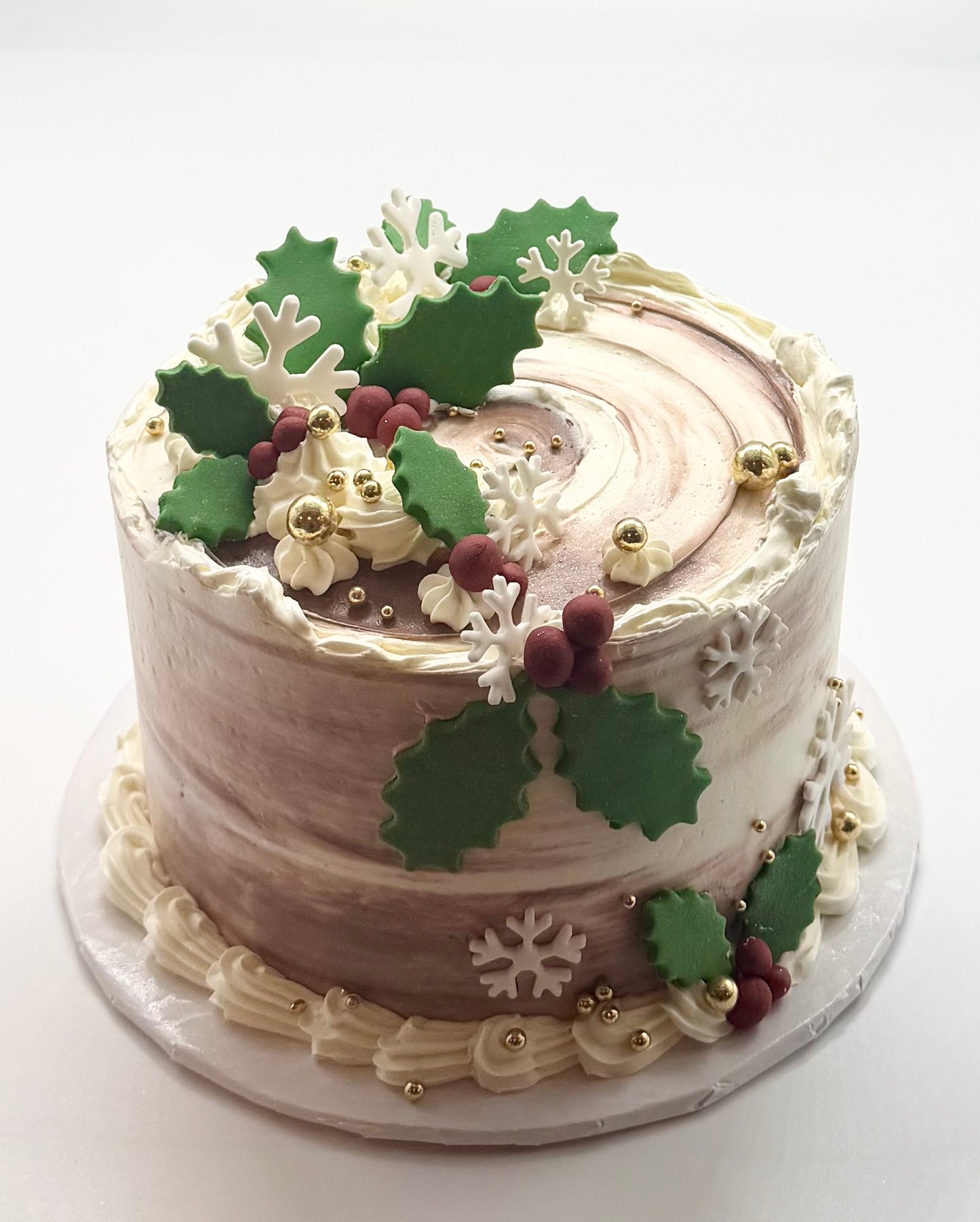 Holiday Yule Stump Cake