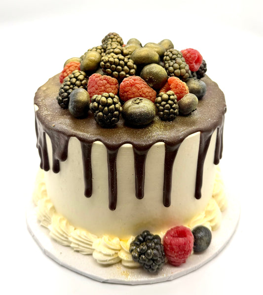 Mixed Berry Vanilla Cake