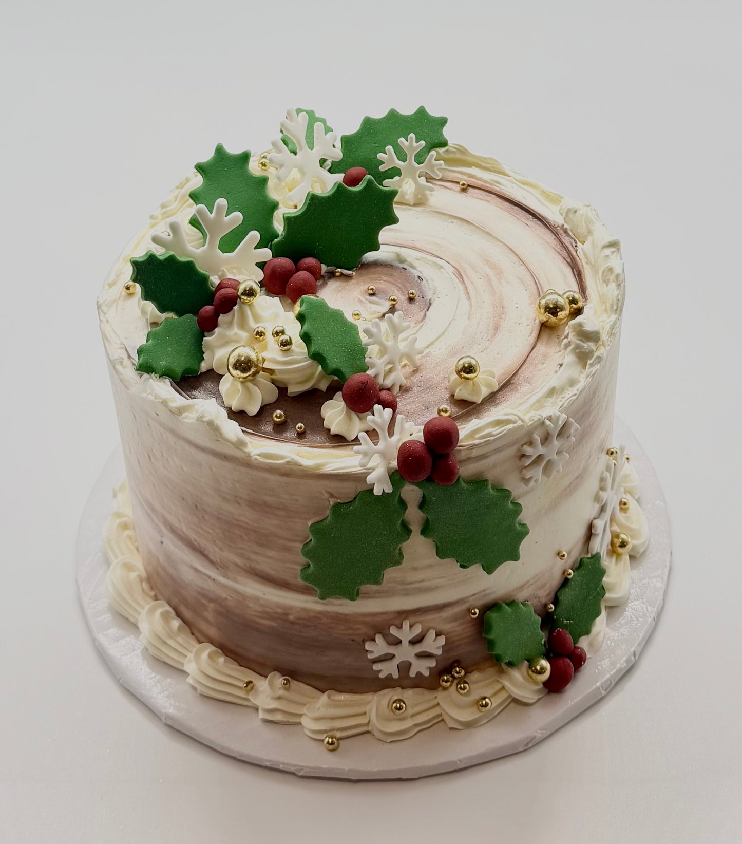 Holiday Yule Stump Cake