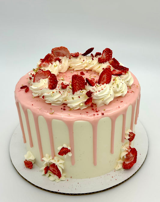 Strawberry Vanilla Cake